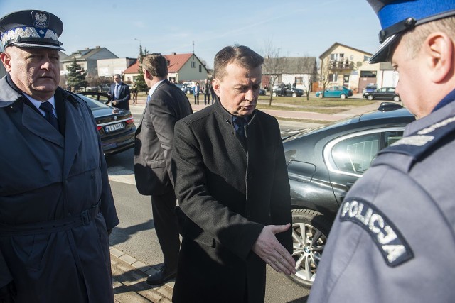 Minister Mariusz Błaszczak otworzył posterunek policji w Przytyku.