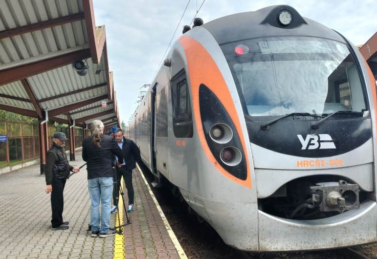 We wtorek odbył się testowy przejazd pociągu relacji Kijów-...