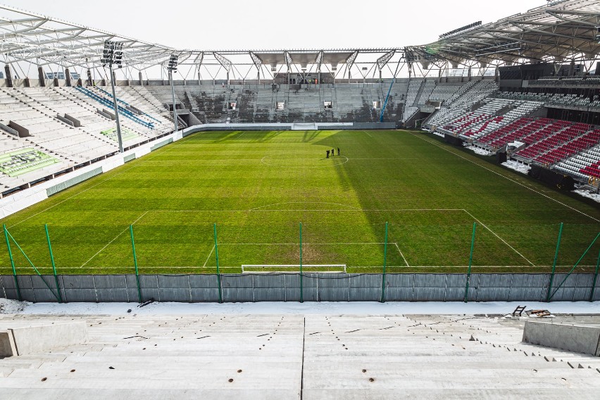 Co się wydarzyło na budowie stadionu ŁKS? Zobacz najnowsze zdjęcia