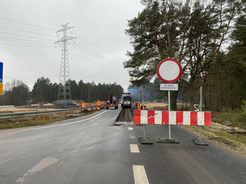 Budowa ronda w Łęgu Przedmiejskim, 13.03.2024