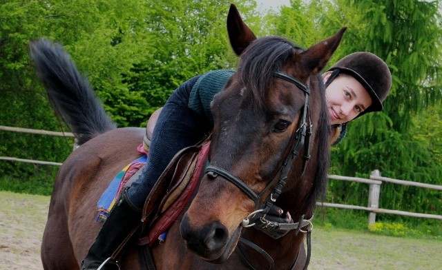 - Tukan to bardzo mądry koń, ale ma także swoje humory i narowy - mówi Joanna Oleksiak.