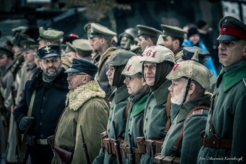 Zimowa bitwa na Mazurach 2019. 100 rekonstruktorów z Polski, Litwy, Niemiec, Rosji i Białorusi w inscenizacji walk z 1915 r. 