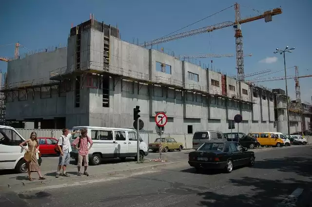 Budowa Starego Browaru w 2006 roku.