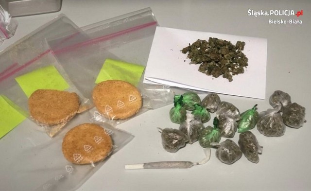 16-latek w Bielsku-Białej miał w plecaku marihuanę oraz ciastka z tym narkotykiem