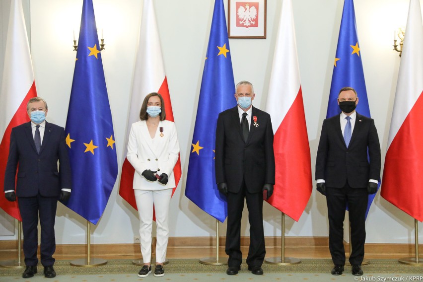 Iga Świątek i jej sztab zostali odznaczeni przez prezydenta Andrzeja Dudę. "To było wielkie przeżycie"