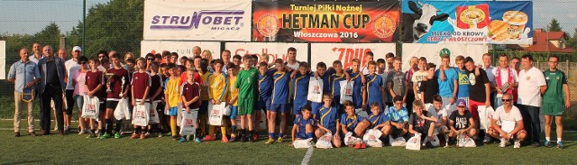 Uczestnicy piątkowego turnieju rozgrywanego w ramach Hetman Cup 2016, w którym do rywalizacji przystąpiły zespoły złożone z trzynastoletnich chłopców. W zawodach zwyciężył Hetman Włoszczowa.