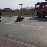 Śmiertelny wypadek pod Wrocławiem. Nie żyje motocyklista [ZDJĘCIA]