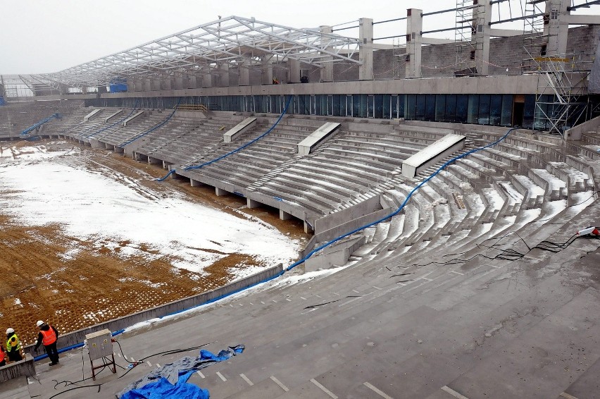 Budowa stadionu na Krochmalnej