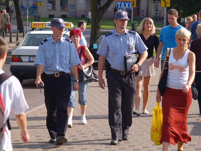 Policjanci patrolowali m.in. ul. Połtawską.