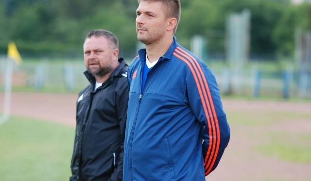 Dariusz Pietrasiak, trener Wisły Sandomierz.