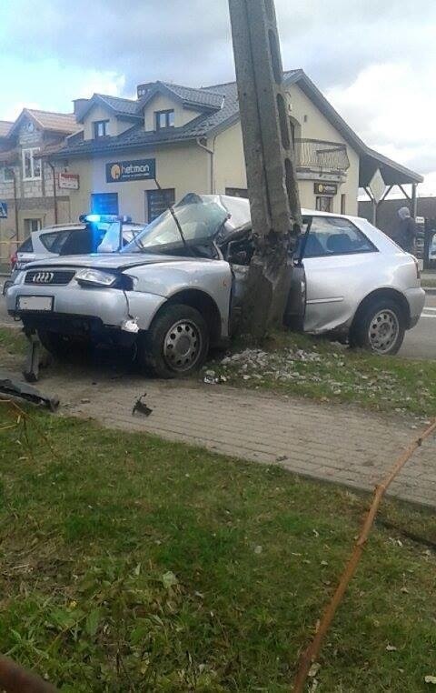 OSP Szczuczyn wezwanie do wypadku odebrało o godz. 11.50