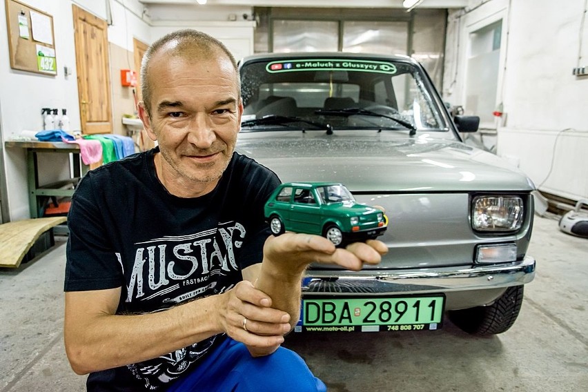 Elektryczny „Maluch" prosto z Dolnego Śląska. Ten Fiat 126p...