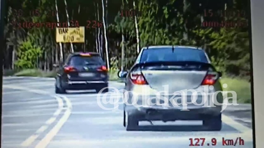 Katrynka. Policjanci z grupy Speed zatrzymali łotewskiego pirata drogowego (WIDEO)