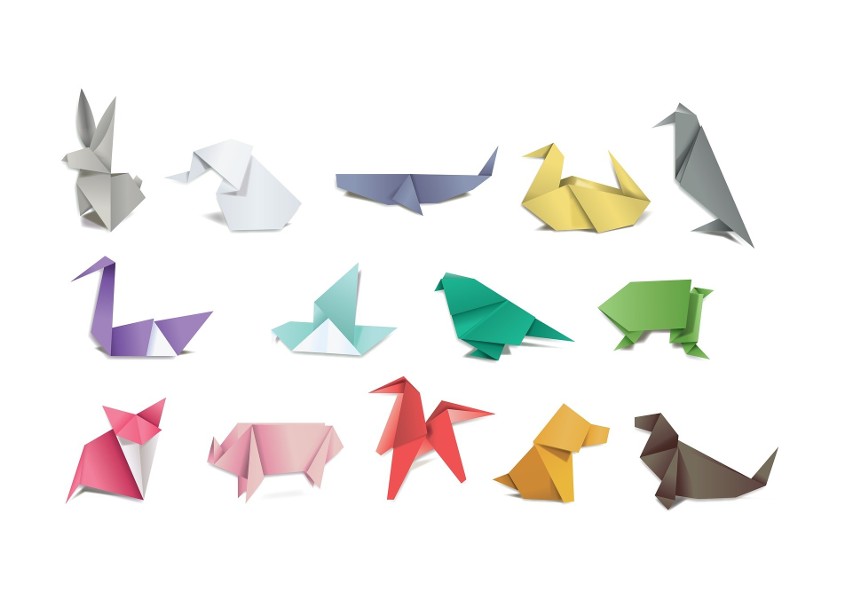 Papierowe kreacje origami - lekcja muzealna przygotowywania...