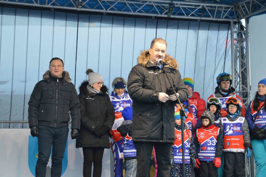 Zakopane. Prezydent Duda szusował na Polanie Szymoszkowej [ZDJĘCIA]