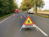 Wypadek na drodze krajowej nr 36 w Smoszewie. Jedna osoba trafiła do szpitala