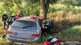 Groźny wypadek w Samoklęskach w gm. Kamionka. Cztery osoby są ranne