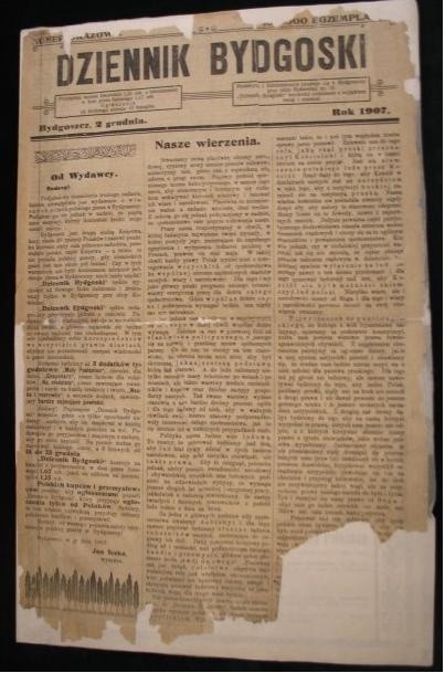Najstarsze roczniki "Dziennika Bydgoskiego" po konserwacji. Poczytna gazeta została uratowana  