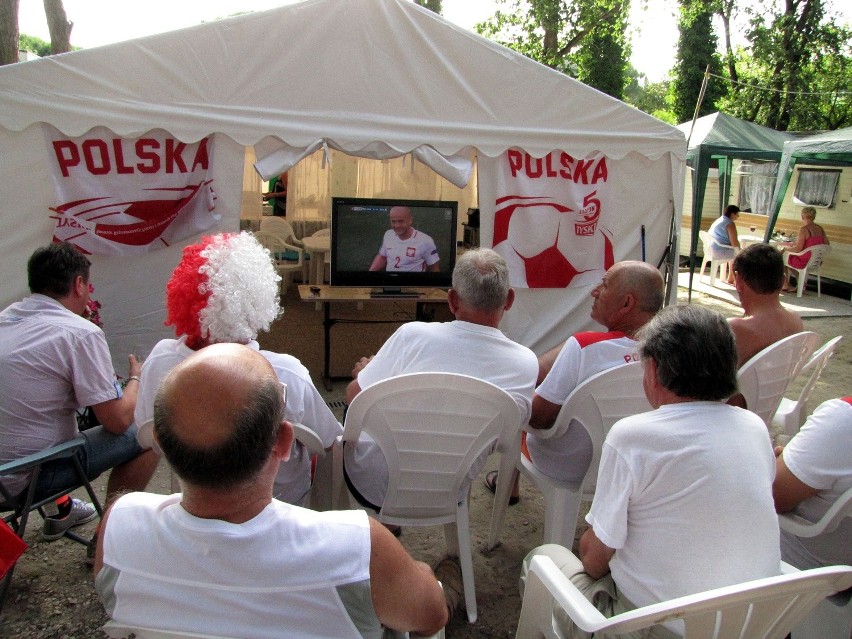 Mysłowiczanie oglądają mecz Polska-Ukraina