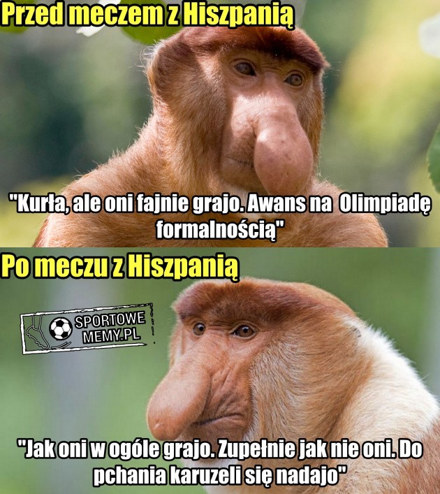Memy po meczu Polska U-21 - Hiszpania U-21