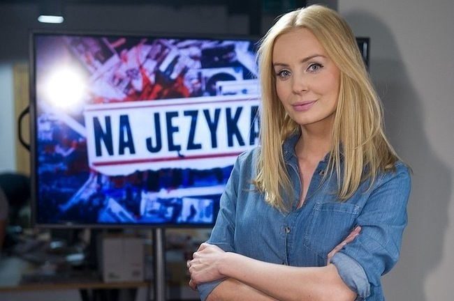 Agnieszka Szulim, prowadząca "Na językach" (fot. AplusC)...