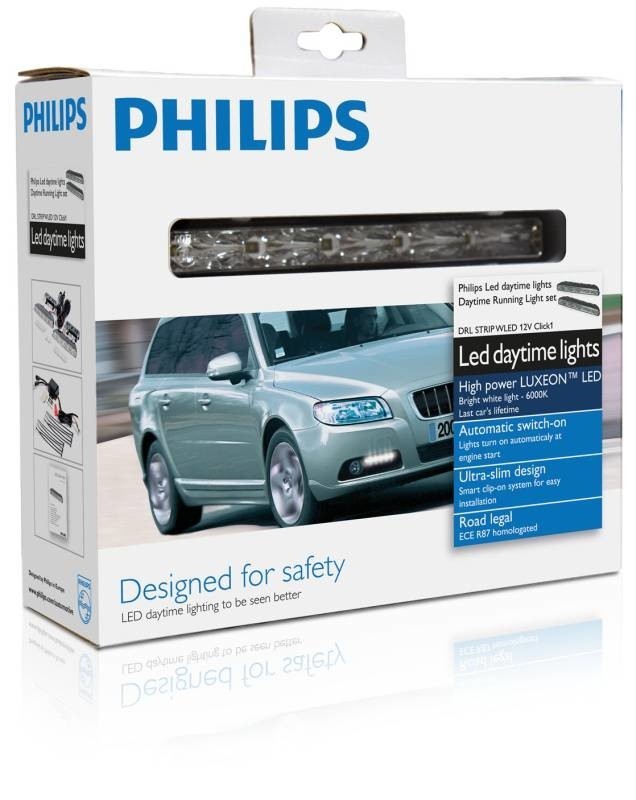 Nowe lampy LED do jazdy dziennej Philipsa, pasują do większości europejskich modeli aut