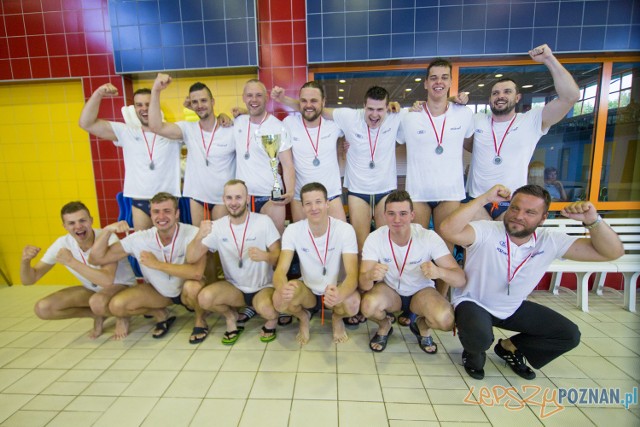 Tak piłkarze wodni Waterpolo Poznań cieszyli się z kolejnego srebrnego medalu MP