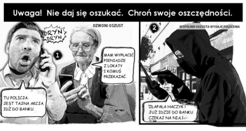 Wrocławska policja przy pomocy komiksu ostrzega seniorów...
