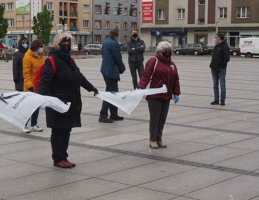 Akcja: Plac Obywatelskiego Nieposłuszeństwa w Koszalinie [ZDJĘCIA]