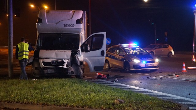 Wypadek pod Makro w Sosnowcu spowodował nietrzeźwy kierowca