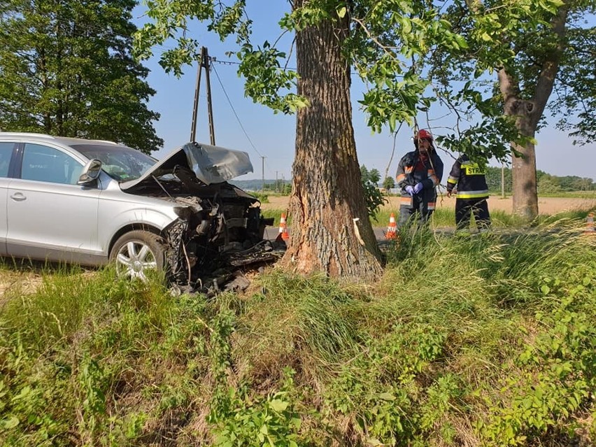 Wypadek w Brukach Unisławskich. Jedna osoba została...