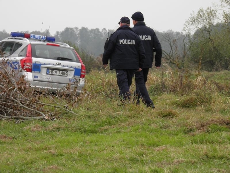 MIejsce odnalezienia zwłok wiceprezydenta Łomży