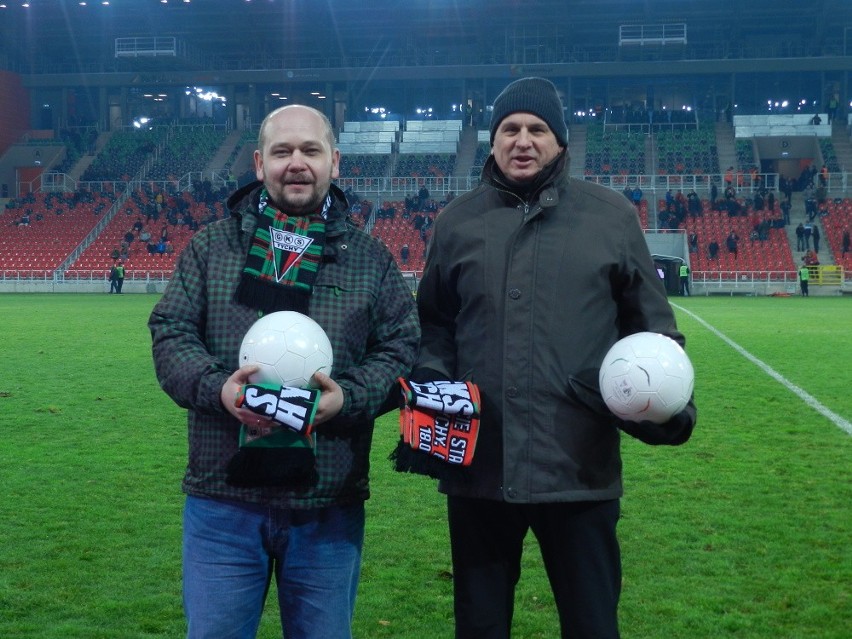 Kibice na meczu GKS Tychy - Olimpia Zambrów