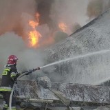 Pożar w Białymstoku. Z budynku zostały tylko zgliszcza