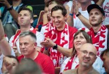 Kamil Stoch i inne gwiazdy dopingowały Polaków w Spodku w meczu z Brazylią ZDJĘCIA
