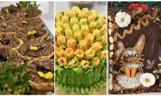 Potrawy i ciasta przygotowane na Festiwal Przysmaku Wielkanocnego nie tylko były pyszne, ale i pięknie wyglądały.