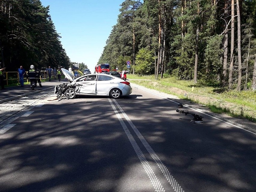 Ogrodniczki -  Stok. Karambol na drodze Białystok - Supraśl