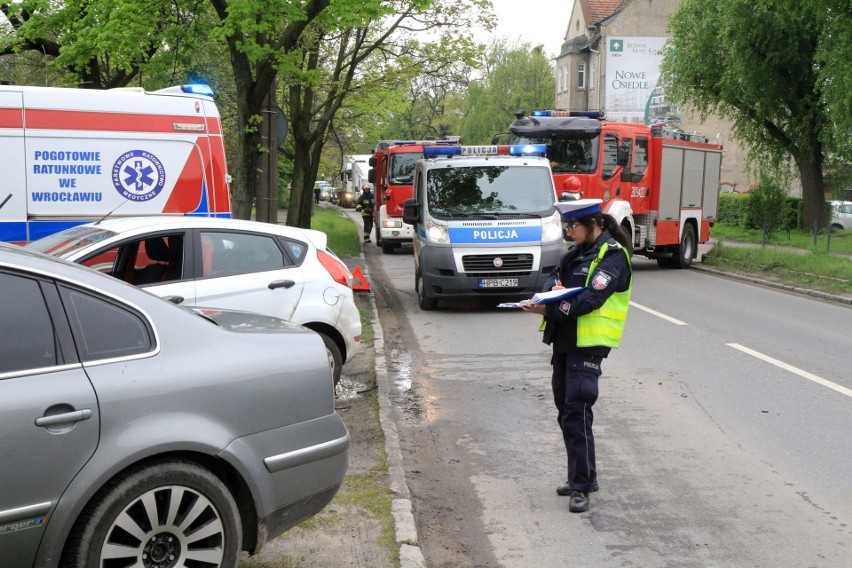 Wypadek na Opolskiej