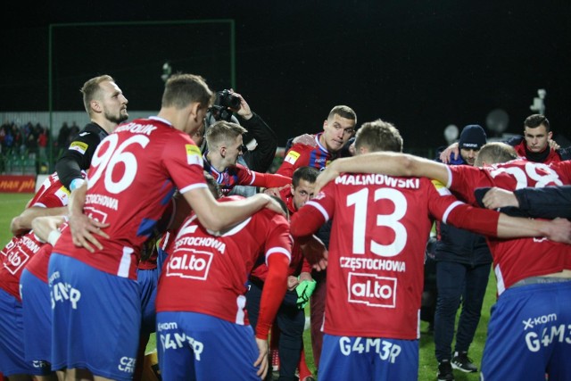 Piłkarze Rakowa szykują się na awans do Lotto Ekstraklasy