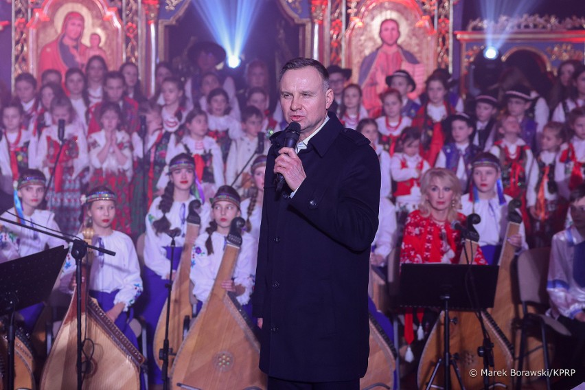 Prezydent Andrzej Duda wziął udział w koncercie...