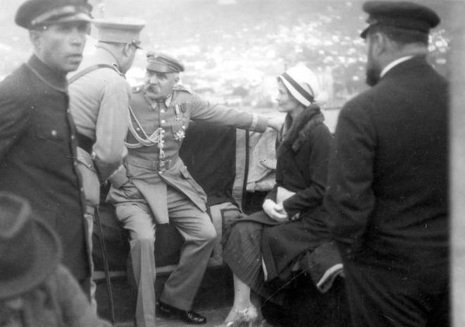 Józef Piłsudski i Eugenią Lewicką na Maderze