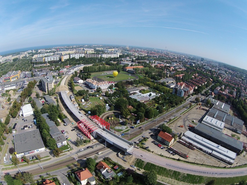 Pomorska Kolej Metropolitalna - budowa w okolicach Wrzeszcza