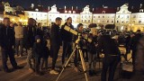 Lublin. Obserwowali niebo przez teleskopy na Placu Zamkowym