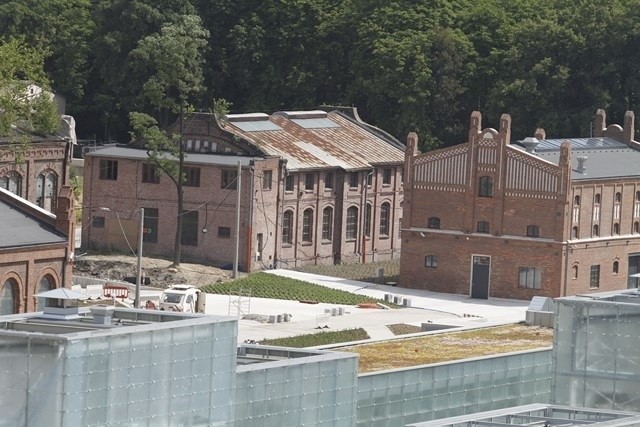 Muzeum Śląskie w Katowicach. Budowa na ukończeniu