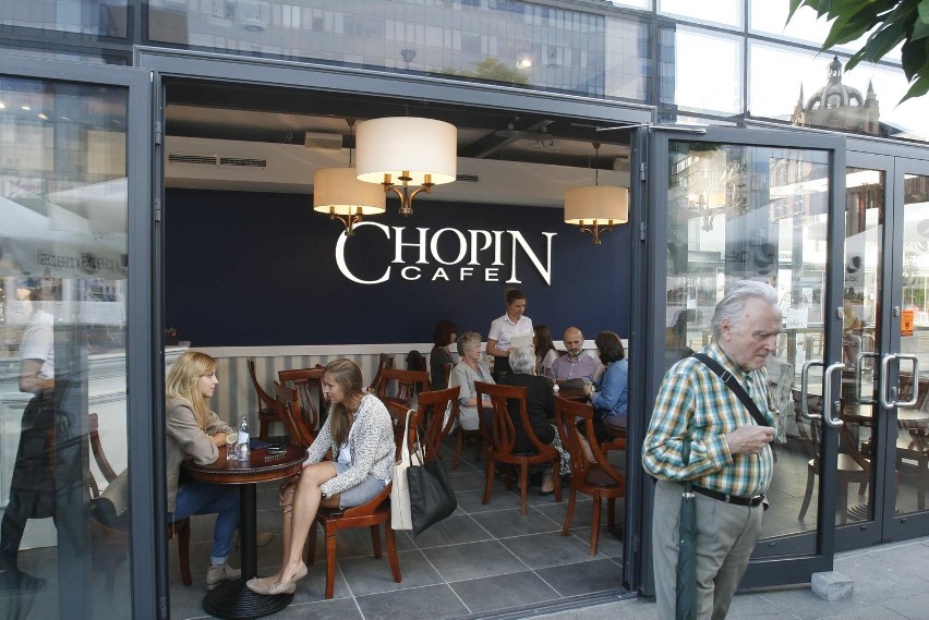 Cafe Chopin na rynku w Katowicach