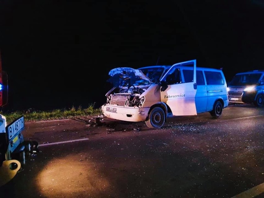 Wypadek w Dobrzyniewie Dużym. Potrącenie łosia na DK 65