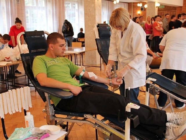 Podczas poboru w RCEZ w Nisku krew oddało 50 osób.