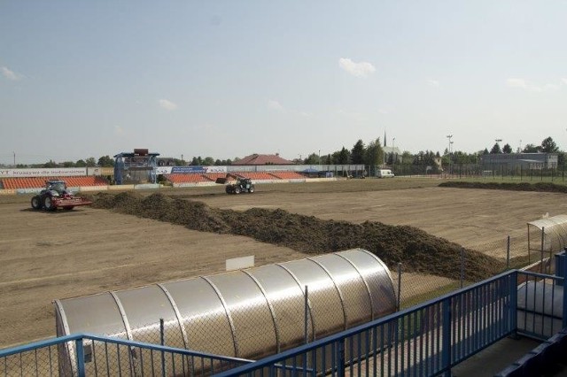 Trwają prace modernizacyjne na stadionie Termaliki