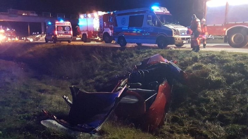 Wypadek na autostradzie A1! Zmarła 32-letnia kobieta