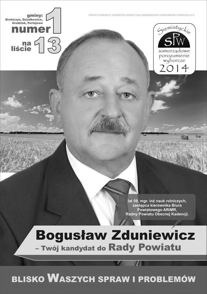 Bogusław Zduniewicz nie żyje.  Prezes Przedsiębiorstwa Komunalnego w Siemiatyczach zginął w wypadku. Kiedy pogrzeb? [11.10.2019]